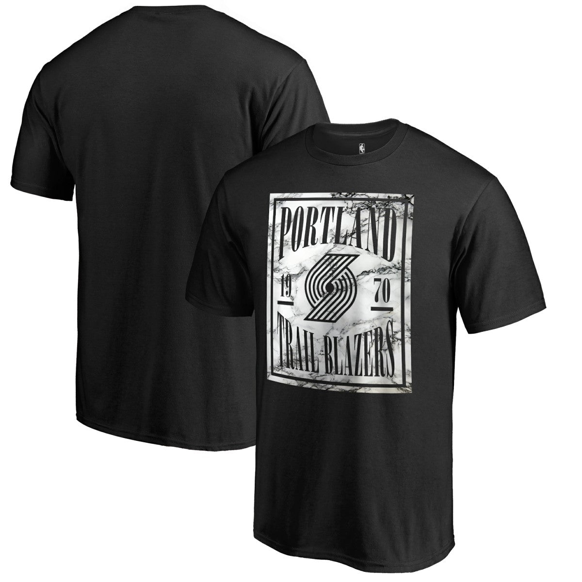 Portland Trail Blazers Black Court Vision T-Shirt discount