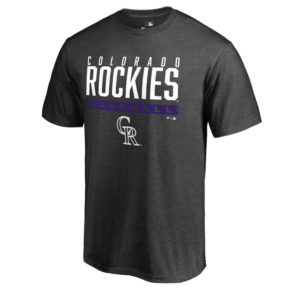 Colorado Rockies Win Stripe T-Shirt Ash