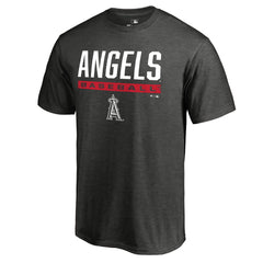 Los Angeles Angels Win Stripe T-Shirt Ash