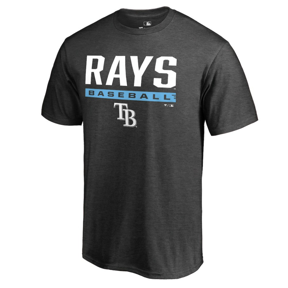 Tampa Bay Rays Win Stripe T-Shirt Ash