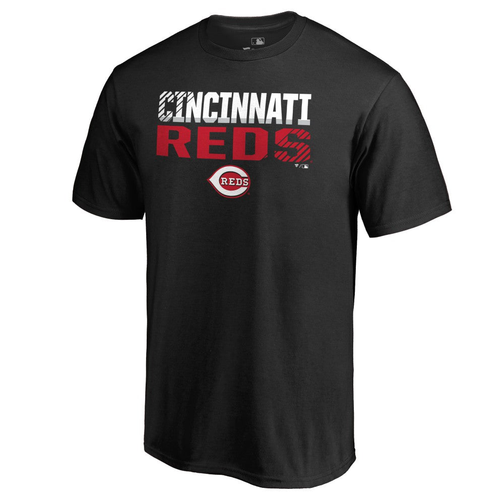 Cincinnati Reds Fade Out T-Shirt Black