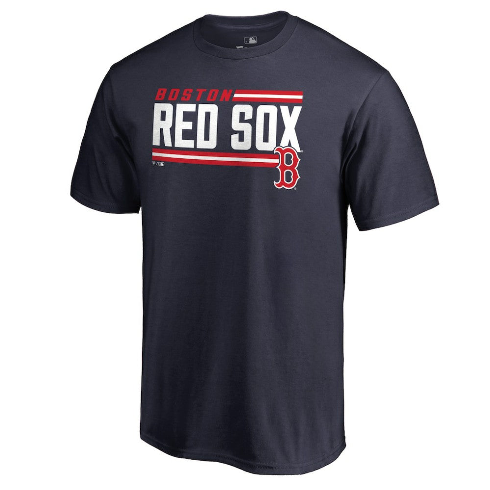 Boston Red Sox Onside Stripe T-Shirt Navy