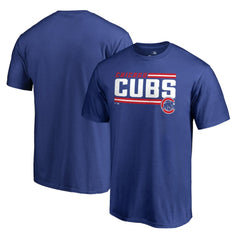 Chicago Cubs Onside Stripe T-Shirt Royal