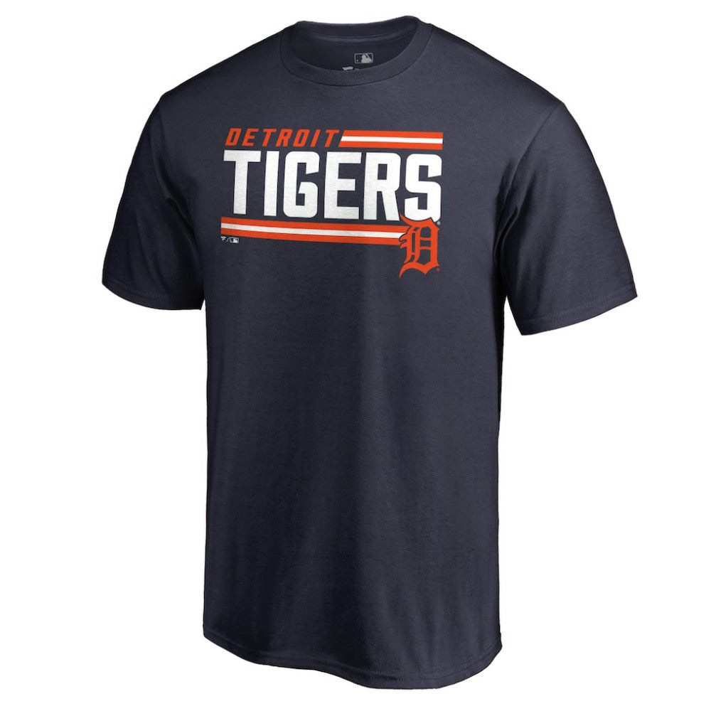 Detroit Tigers Onside Stripe T-Shirt Navy