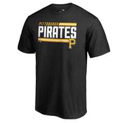 Pittsburgh Pirates Onside Stripe T-Shirt Black