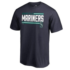 Seattle Mariners Onside Stripe T-Shirt Navy