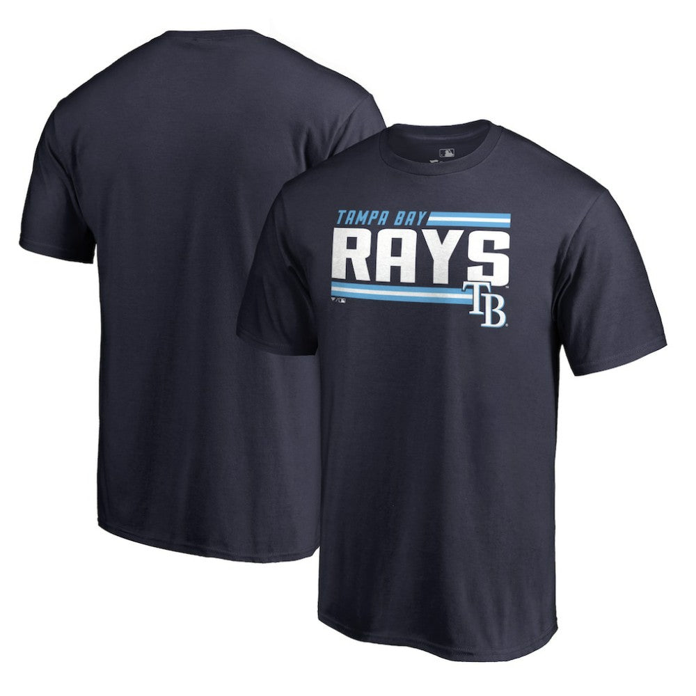 Tampa Bay Rays Onside Stripe T-Shirt Navy