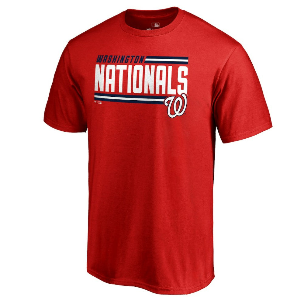 Washington Nationals Onside Stripe T-Shirt Red