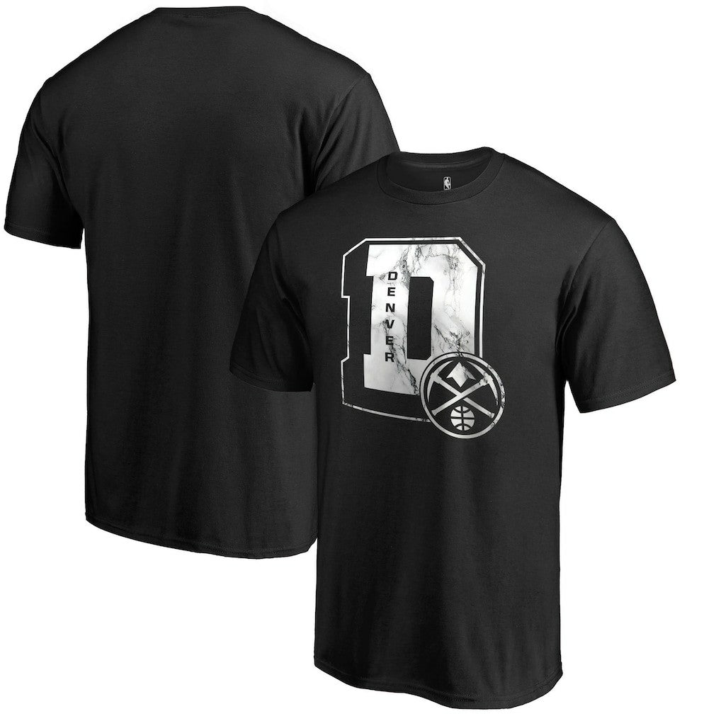 Denver Nuggets Letterman T-Shirt sale - Black discount