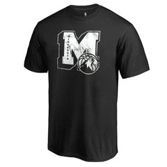 Minnesota Timberwolves Letterman T-Shirt - Black online