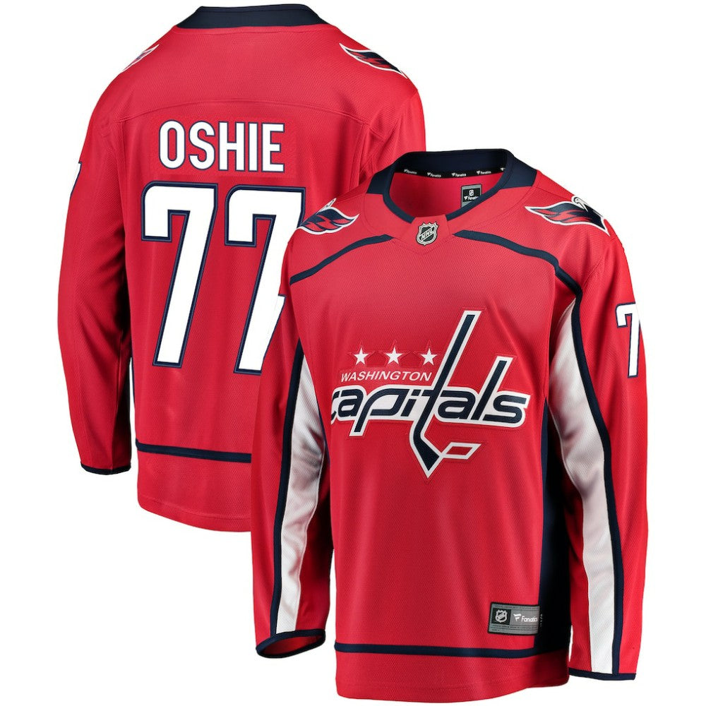 TJ Oshie Washington Capitals Fanatics Breakaway Jersey - Red Jerseys