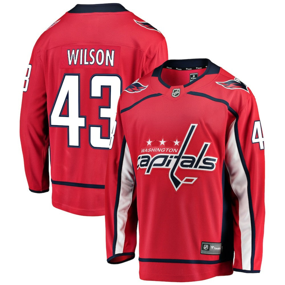 Tom Wilson Washington Capitals Fanatics Home Breakaway Player Jersey - Red Jerseys