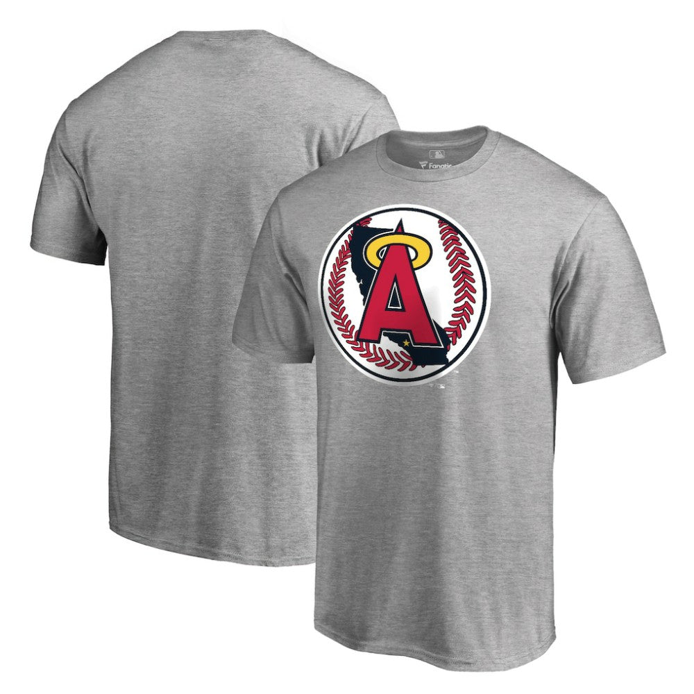 California Angels Cooperstown Collection Vintage Forbes T-Shirt Heathered Gray