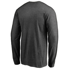 Philadelphia Eagles Primary Logo Long Sleeve T-Shirt - Heathered Charcoal cheap