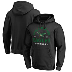 Philadelphia Eagles Timeless Collection Vintage Arch Pullover Hoodie - Black for sale