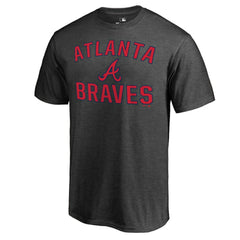 Atlanta Braves Core Basics Victory Arch T-Shirt Heathered Gray