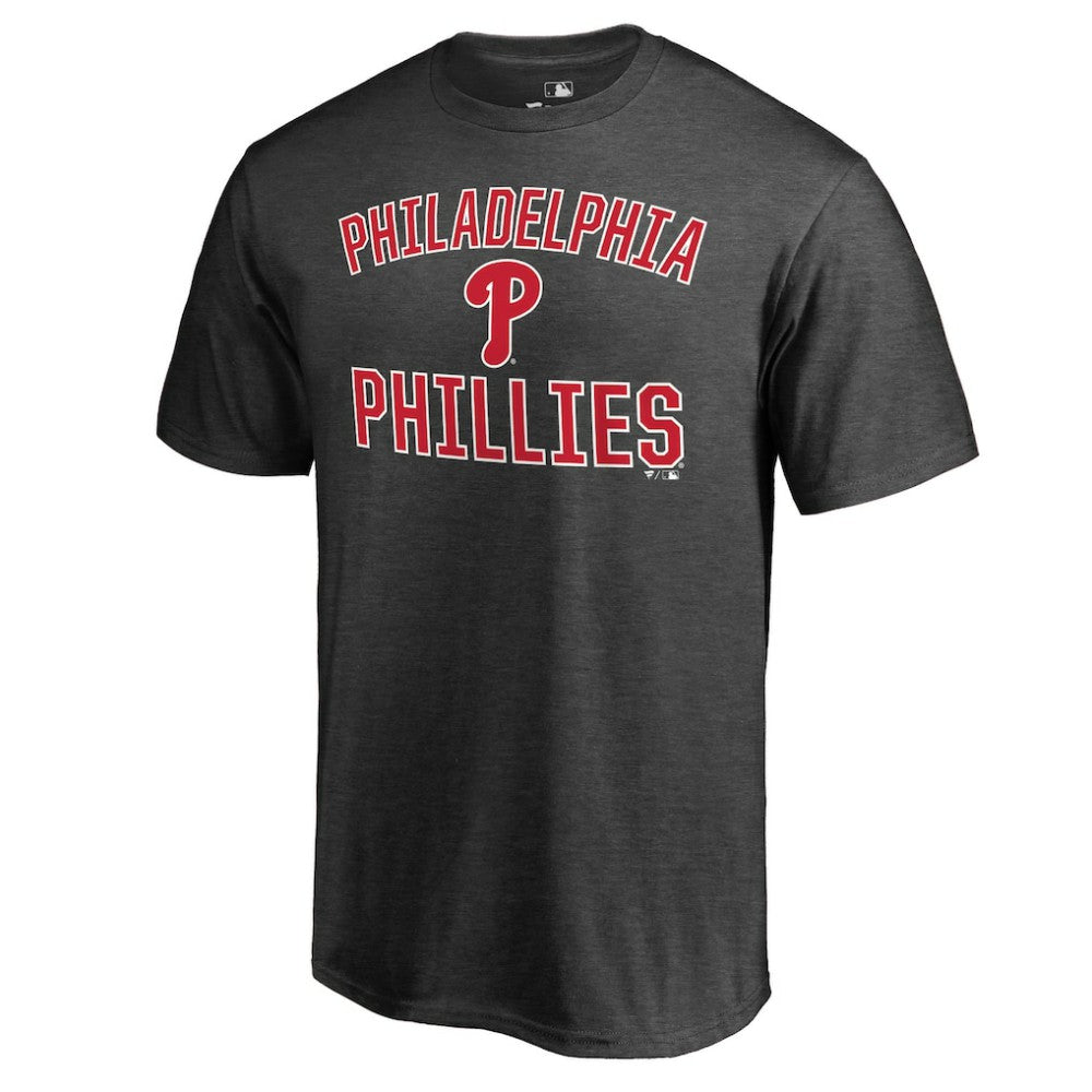 Philadelphia Phillies Core Basics Victory Arch T-Shirt Heathered Gray