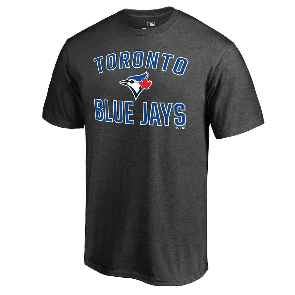 Toronto Blue Jays Core Basics Victory Arch T-Shirt Heathered Gray