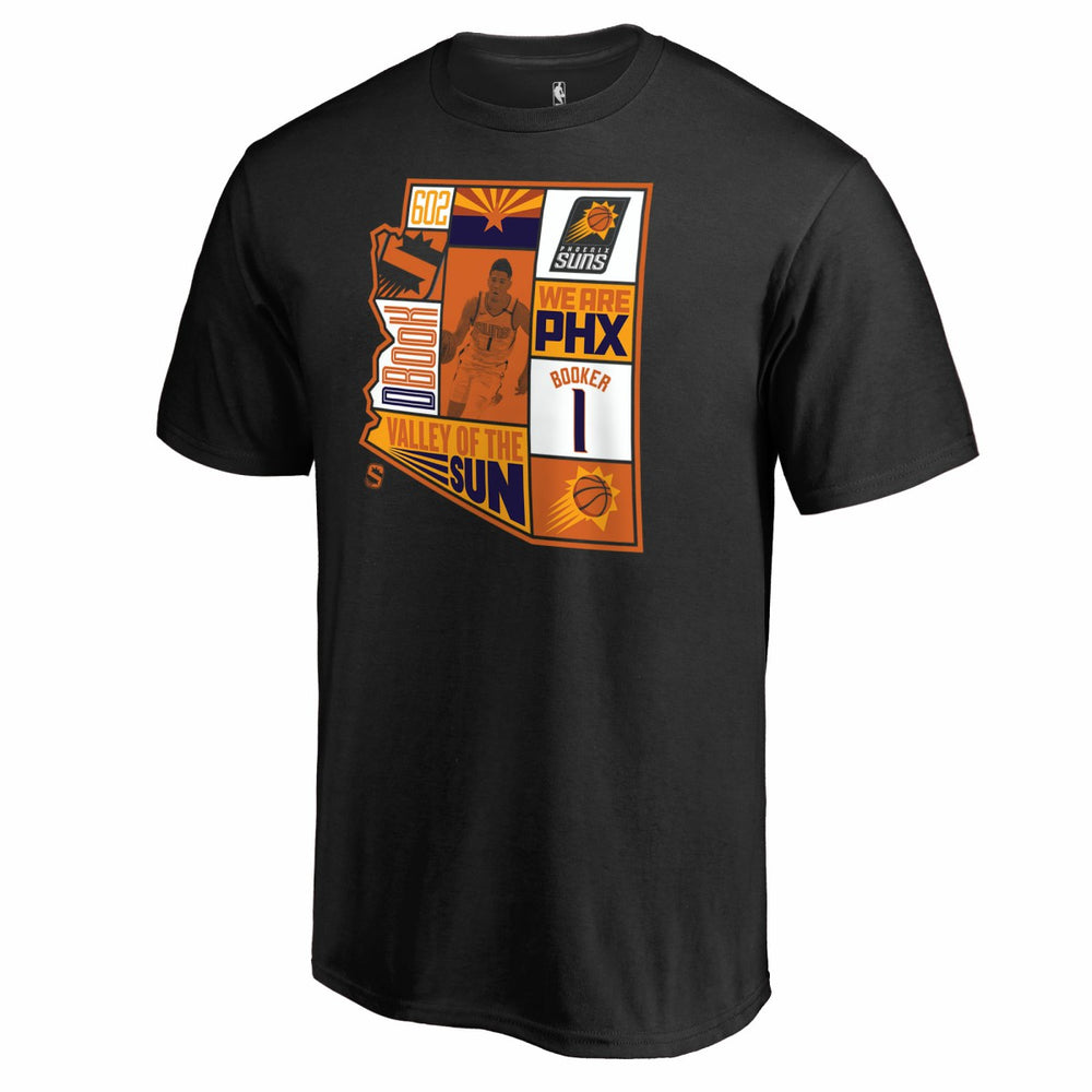 Devin Booker Phoenix Suns Player State T-Shirt - Black discount