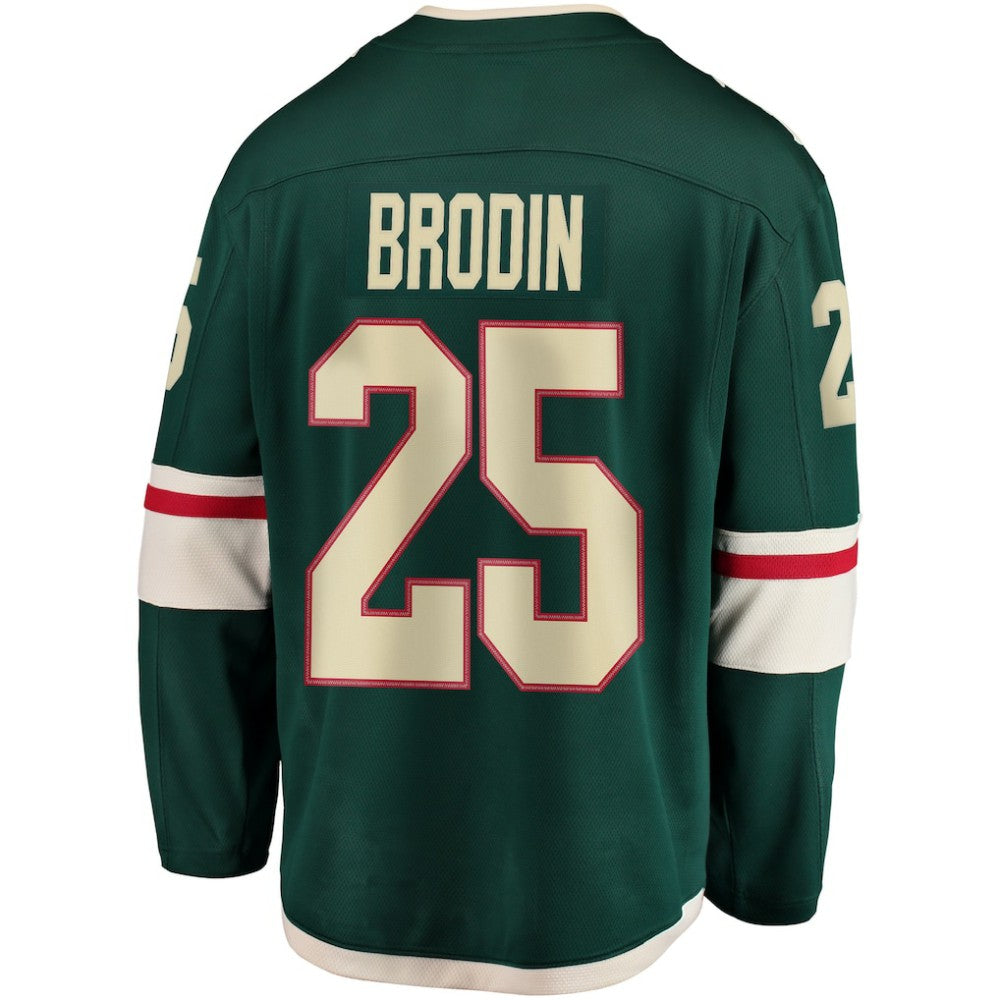 Jonas Brodin Minnesota Wild Fanatics Breakaway Jersey - Green Jerseys