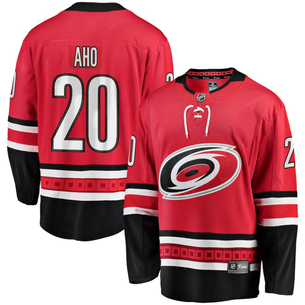 Sebastian Aho Carolina Hurricanes Fanatics Alternate Breakaway Player Jersey - Red Jerseys