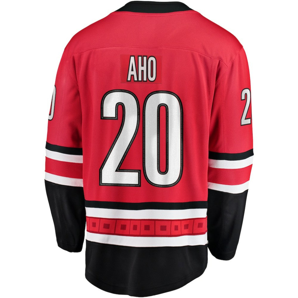 Sebastian Aho Carolina Hurricanes Fanatics Alternate Breakaway Player Jersey - Red Jerseys