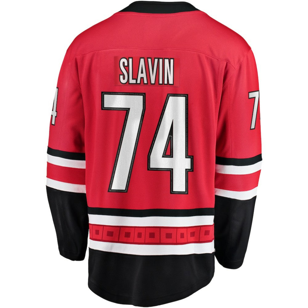 Jaccob Slavin Carolina Hurricanes Fanatics Alternate Breakaway Player Jersey - Red Jerseys