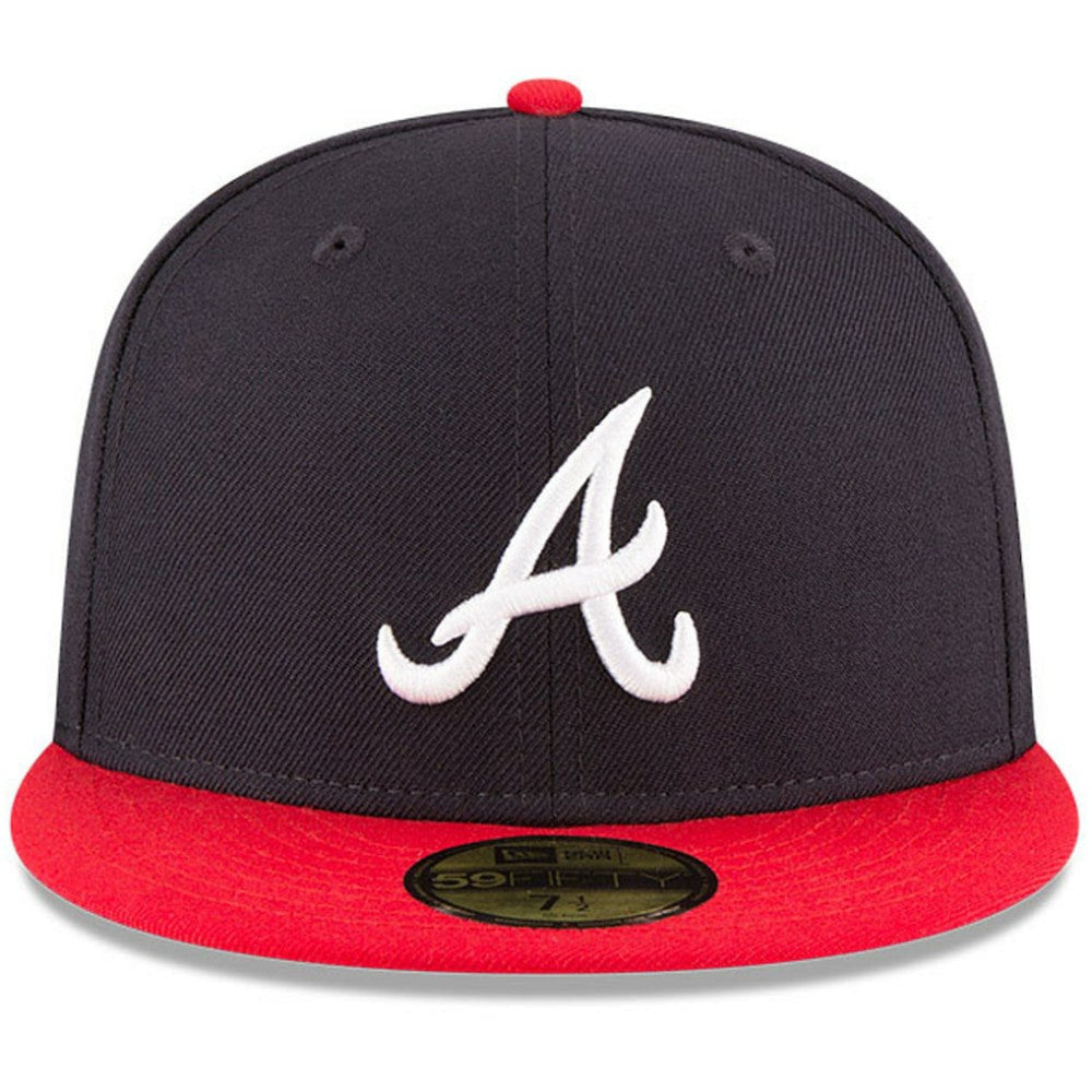 Atlanta Braves 1995 World Series Wool 59FIFTY Fitted Hat Navy