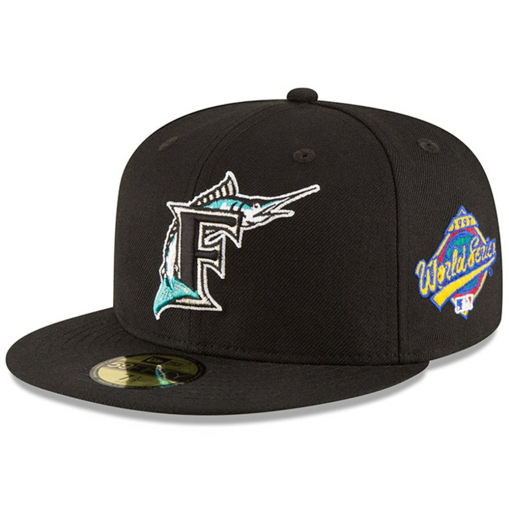 Florida Marlins 1997 World Series Wool 59FIFTY Fitted Hat Black