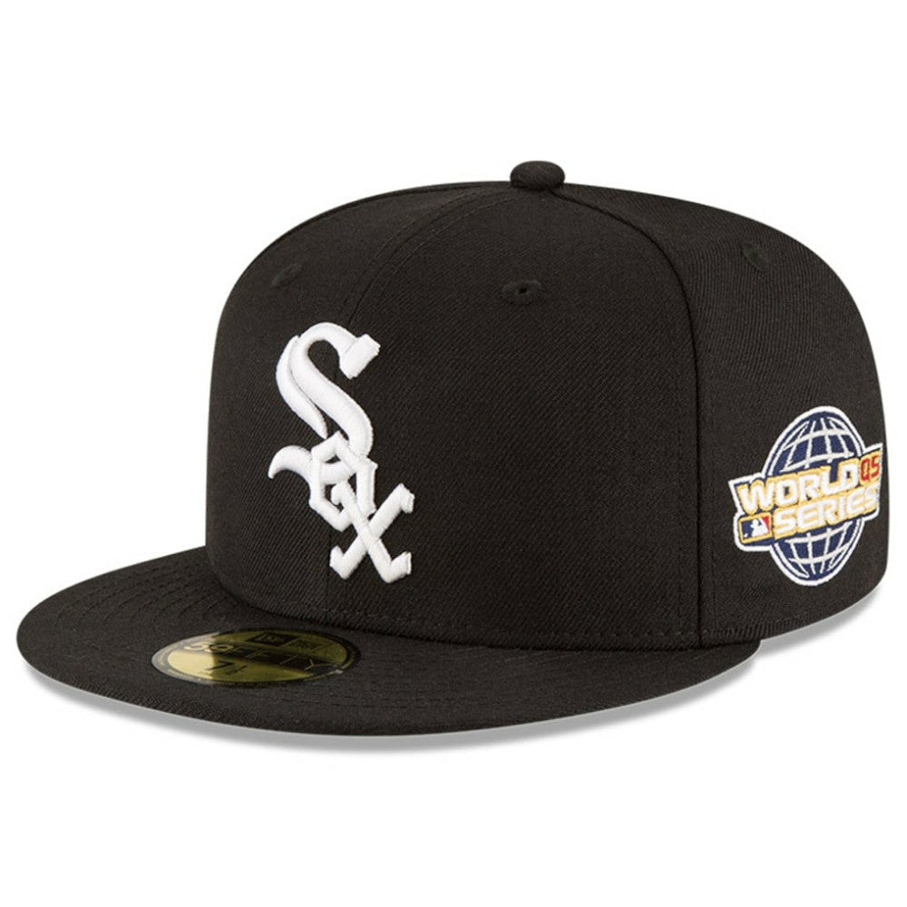 Chicago White Sox 2005 World Series Wool 59FIFTY Fitted Hat Black