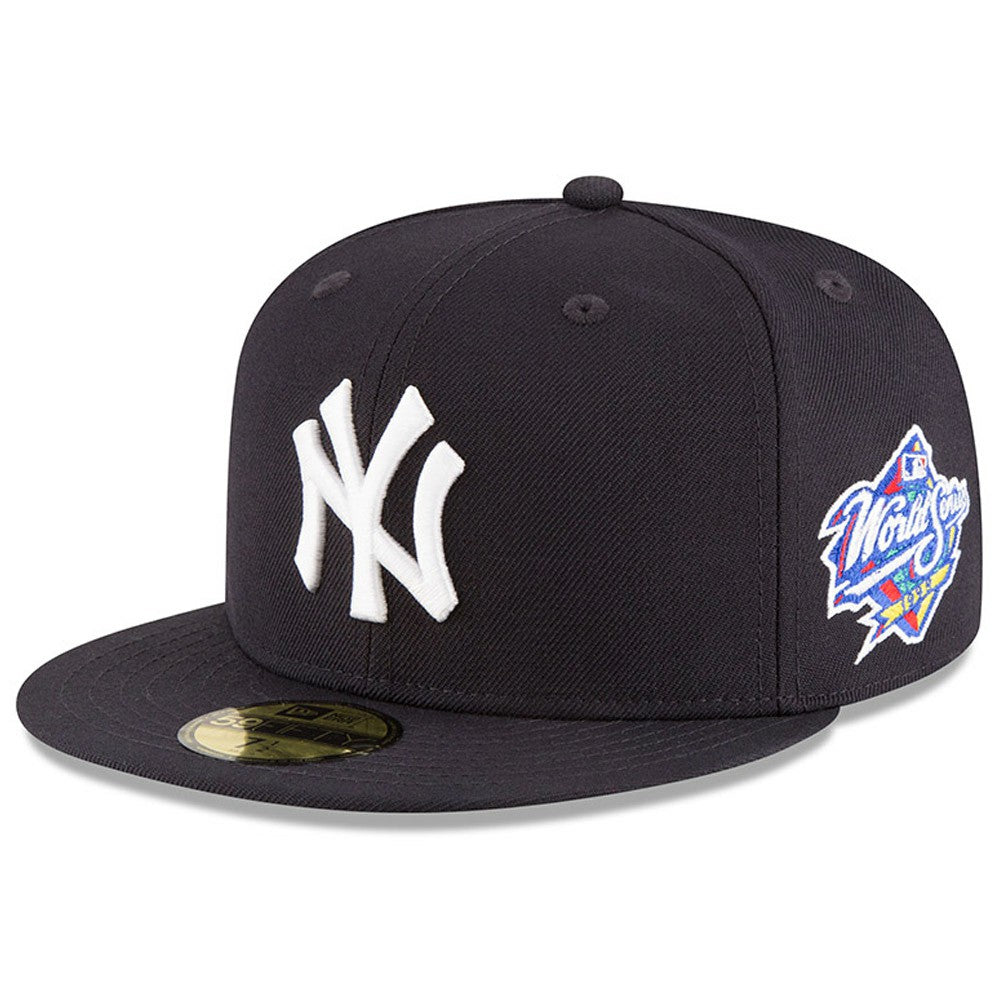 New York Yankees 1998 World Series Wool 59FIFTY Fitted Hat Navy