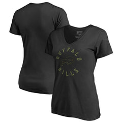 Buffalo Bills Women's Camo Collection Liberty V-Neck T-Shirt - Black sale