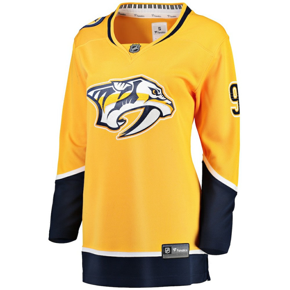 Filip Forsberg Nashville Predators Fanatics Women's Breakaway Player Jersey - Gold Jerseys
