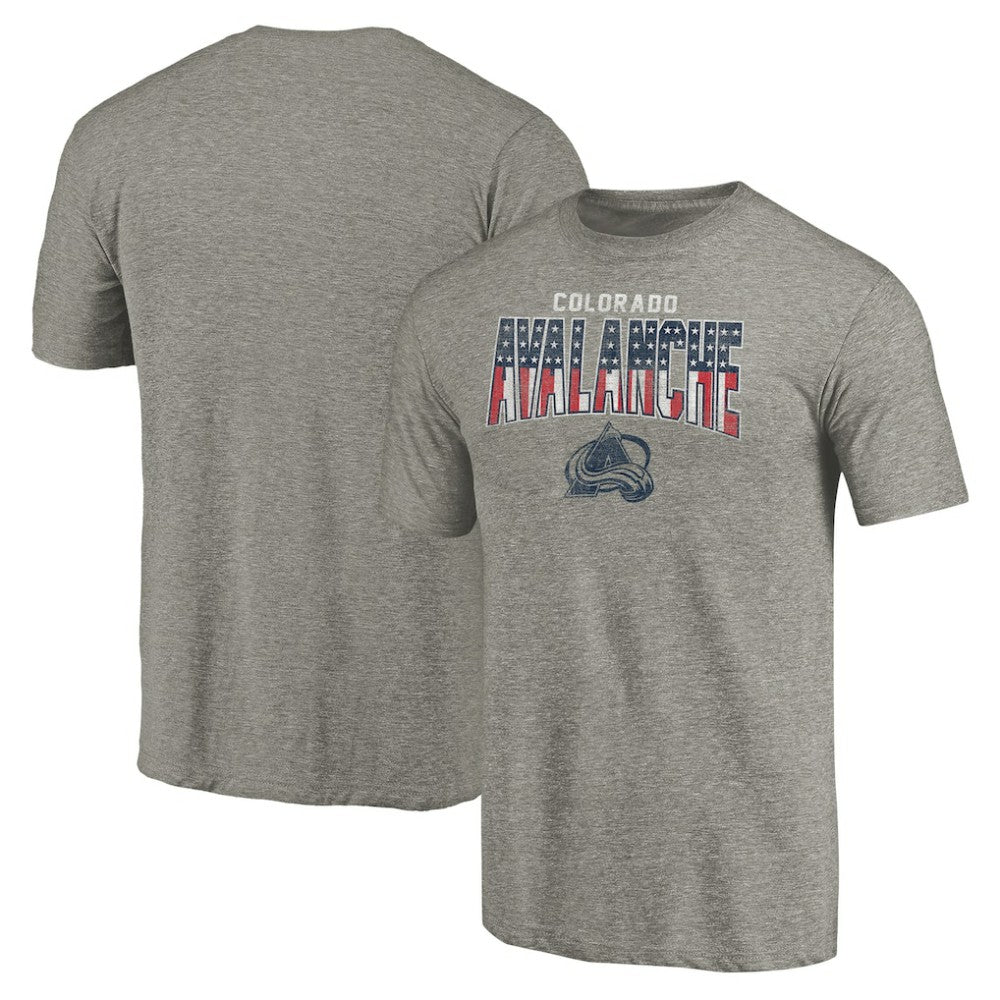 Colorado Avalanche Freedom Tri-Blend T-Shirt - Heathered Gray T-shirts