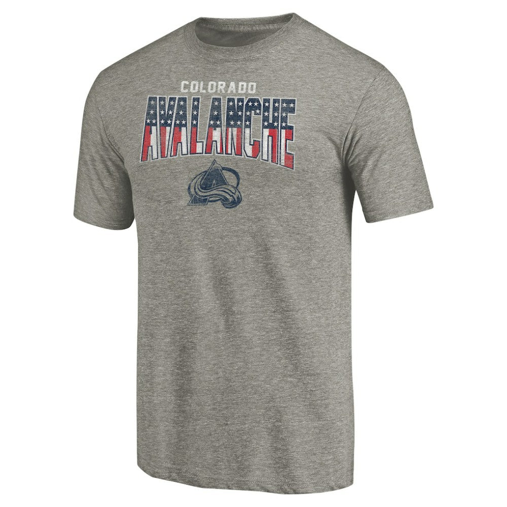 Colorado Avalanche Freedom Tri-Blend T-Shirt - Heathered Gray T-shirts