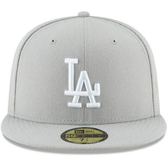 Los Angeles Dodgers Fashion Color Basic 59FIFTY Fitted Hat Gray