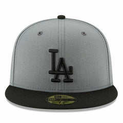 Los Angeles Dodgers Two-Tone 59FIFTY Fitted Hat Gray/Black