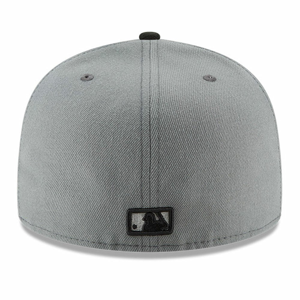 Los Angeles Dodgers Two-Tone 59FIFTY Fitted Hat Gray/Black