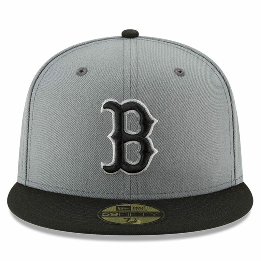 Boston Red Sox Two-Tone 59FIFTY Fitted Hat Gray/Black