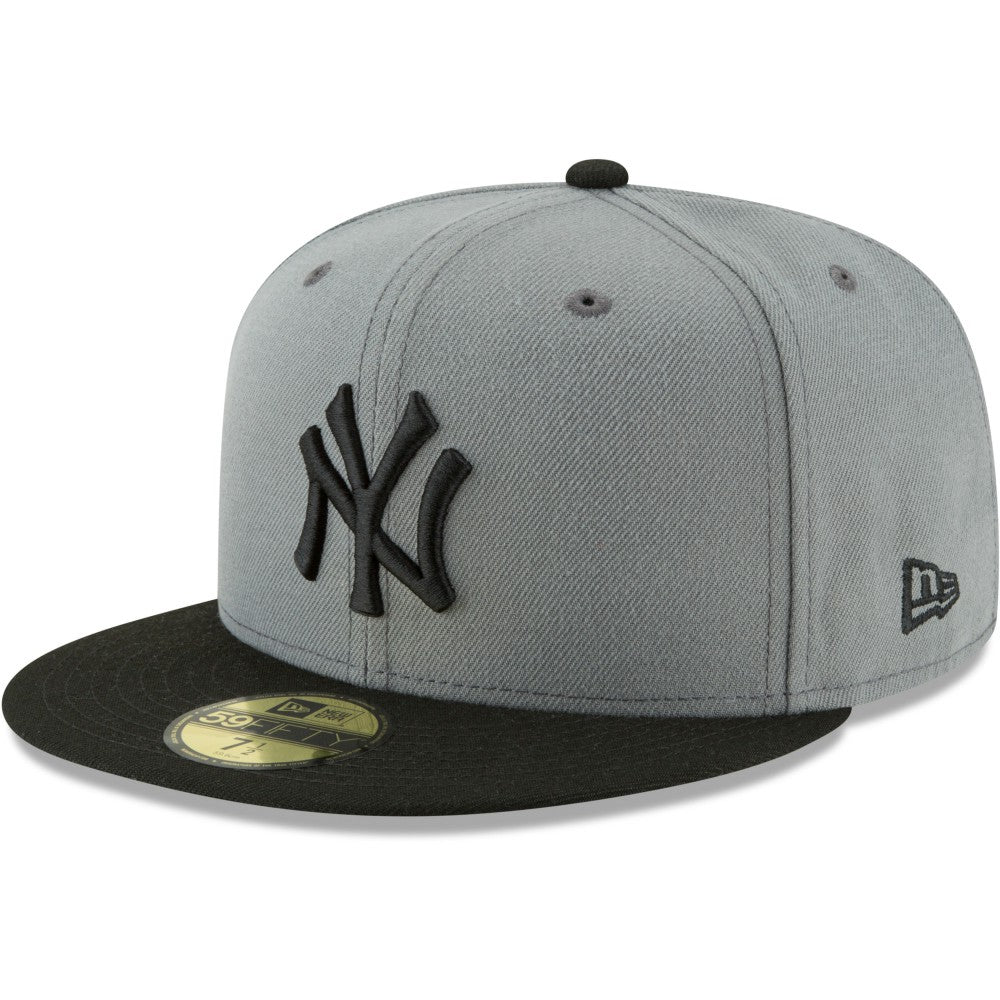 New York Yankees Two-Tone 59FIFTY Fitted Hat Gray/Black