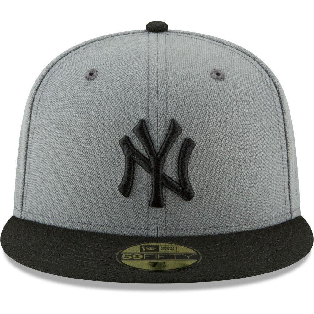 New York Yankees Two-Tone 59FIFTY Fitted Hat Gray/Black