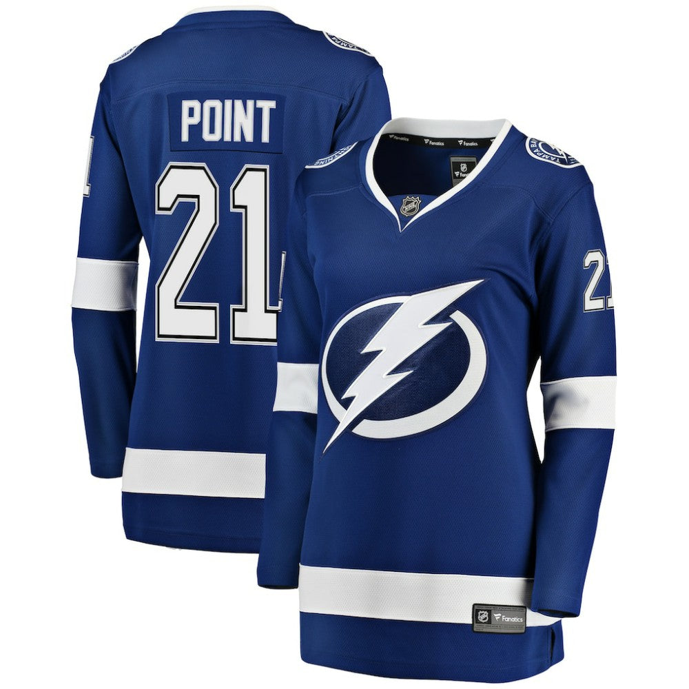 Brayden Point Tampa Bay Lightning Fanatics Women's Breakaway Player Jersey - Blue Jerseys