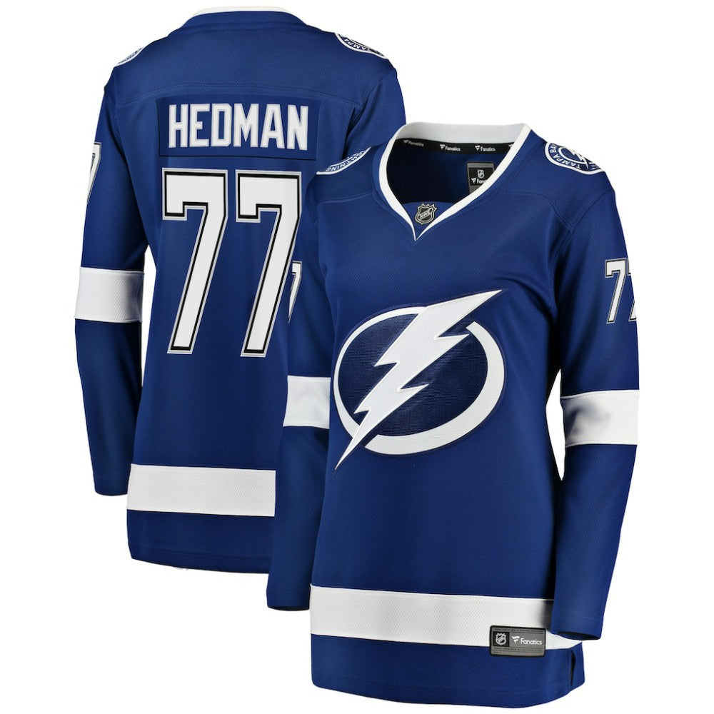 Victor Hedman Tampa Bay Lightning Fanatics Women's Breakaway Player Jersey - Blue Jerseys