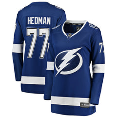 Victor Hedman Tampa Bay Lightning Fanatics Women's Breakaway Player Jersey - Blue Jerseys