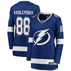 Andrei Vasilevskiy Tampa Bay Lightning Fanatics Women's Breakaway Player Jersey - Blue Jerseys