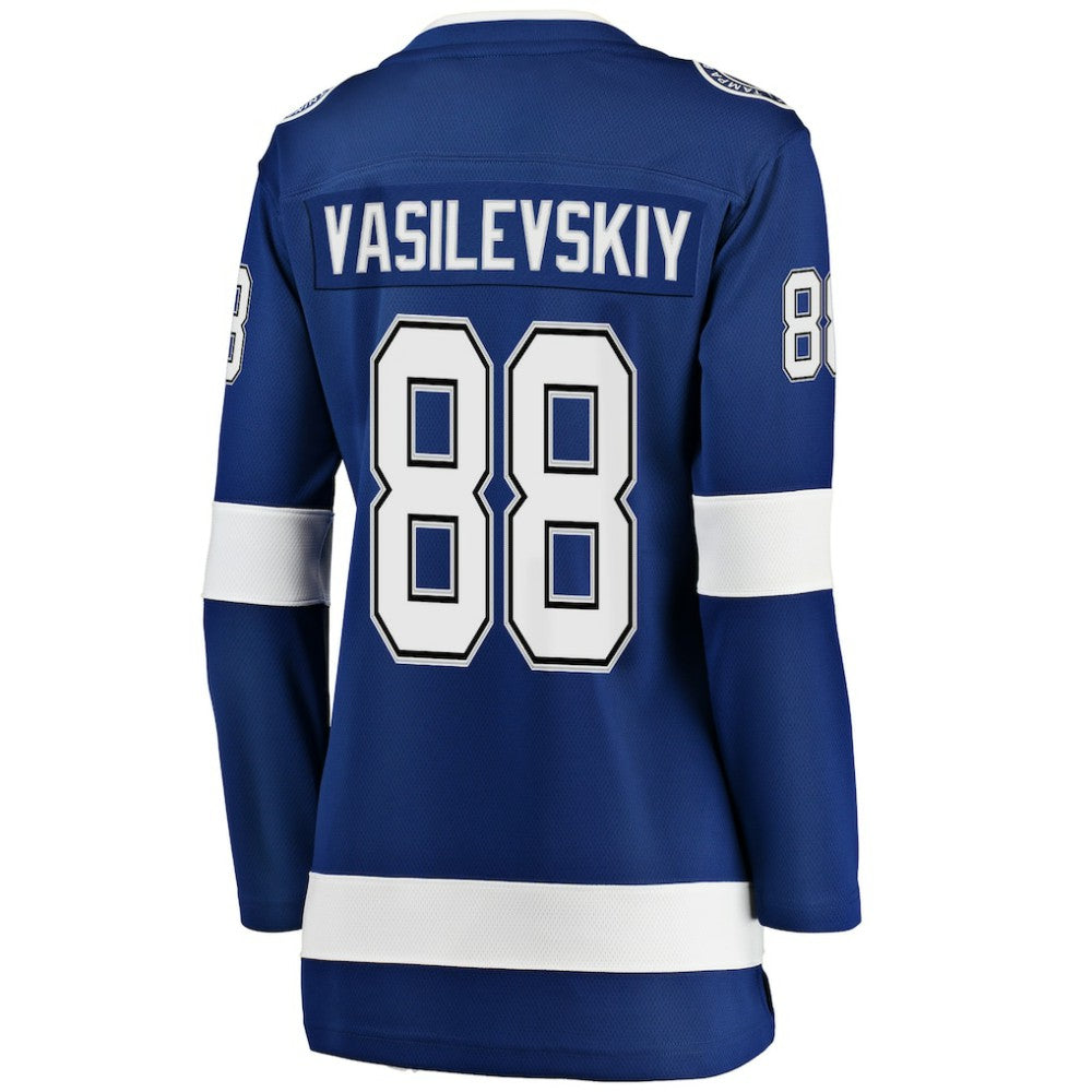 Andrei Vasilevskiy Tampa Bay Lightning Fanatics Women's Breakaway Player Jersey - Blue Jerseys