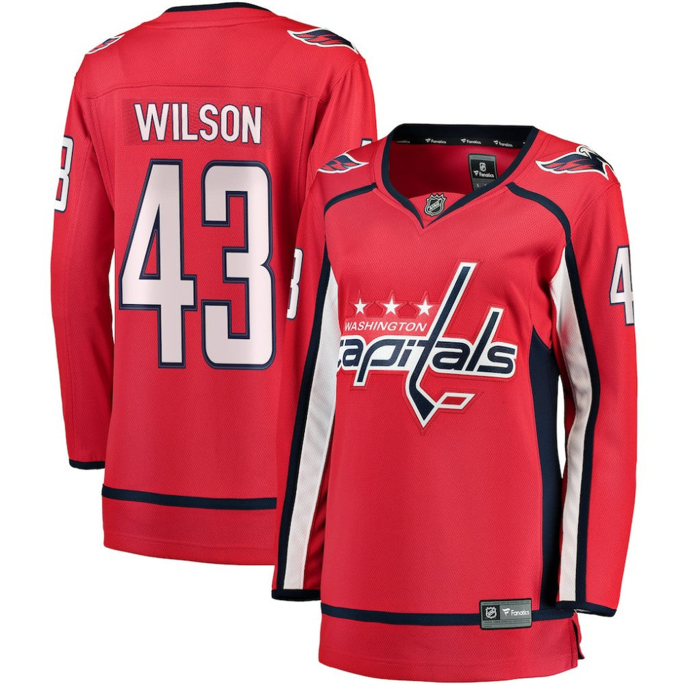 Tom Wilson Washington Capitals Fanatics Women's Breakaway Player Jersey - Red Jerseys