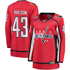 Tom Wilson Washington Capitals Fanatics Women's Breakaway Player Jersey - Red Jerseys