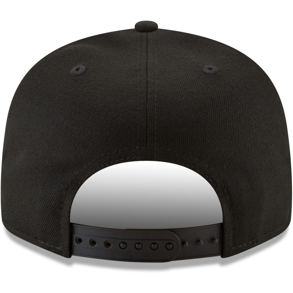 Los Angeles Angels Black & White 9FIFTY Snapback Hat Black