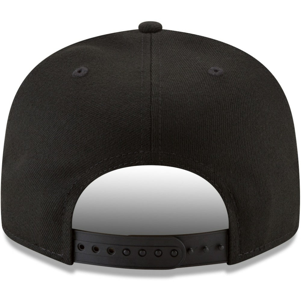 Washington Nationals Black & White 9FIFTY Snapback Hat Black